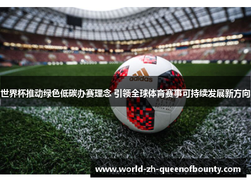 世界杯推动绿色低碳办赛理念 引领全球体育赛事可持续发展新方向